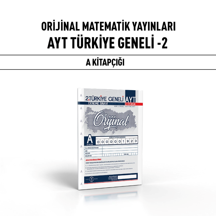 ORİJİNAL YKS AYT TÜRKİYE GENELİ SNV 2-A - 24-25